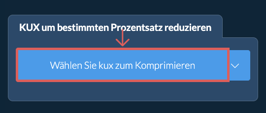 kux Größe um einen bestimmten Prozentsatz reduzieren