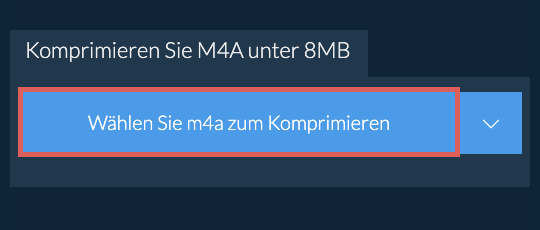 Komprimieren Sie m4a unter 8MB
