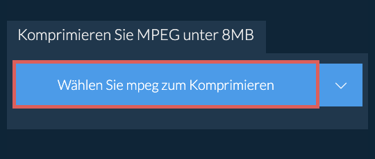 Komprimieren Sie mpeg unter 8MB