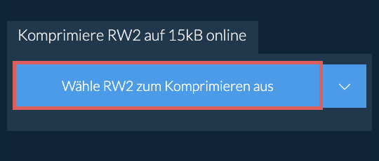 Komprimiere RW2 auf 15kB online