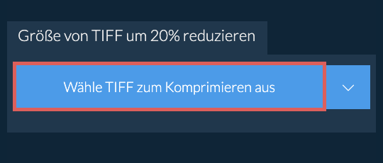 Größe von TIFF um 20% reduzieren