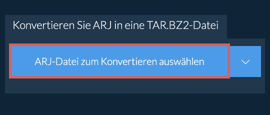 Konvertieren Sie ARJ in eine TAR.BZ2-Datei