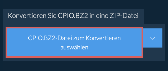 Konvertieren Sie CPIO.BZ2 in eine ZIP-Datei