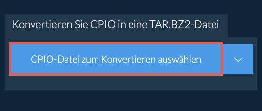 Konvertieren Sie CPIO in eine TAR.BZ2-Datei