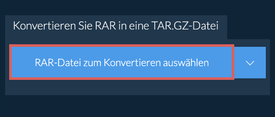 Konvertieren Sie RAR in eine TAR.GZ-Datei