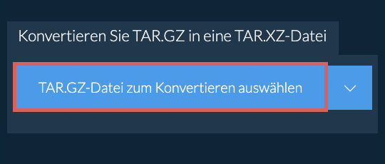 Konvertieren Sie TAR.GZ in eine TAR.XZ-Datei