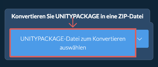 Konvertieren Sie UNITYPACKAGE in eine ZIP-Datei