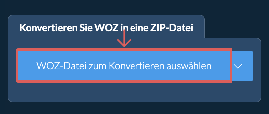 Konvertieren Sie WOZ in eine ZIP-Datei