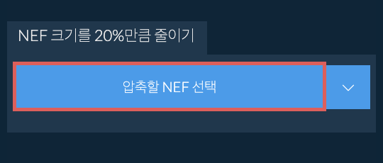 NEF 크기를 20%만큼 줄이기