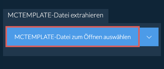 MCTEMPLATE-Datei extrahieren