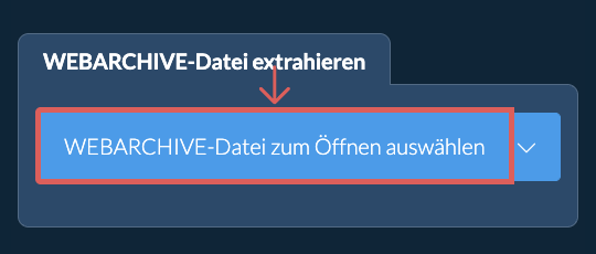 WEBARCHIVE-Datei extrahieren