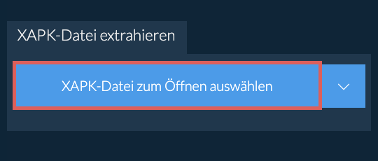 XAPK-Datei extrahieren