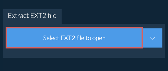 Extract EXT2 file
