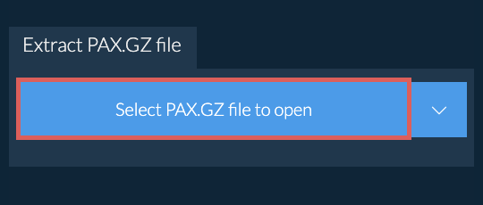 Extract PAX.GZ file