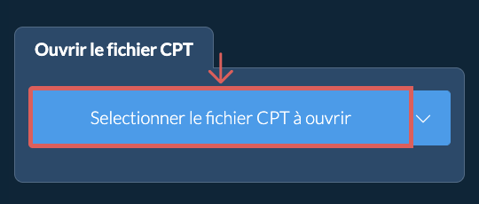 Ouvrir le fichier CPT
