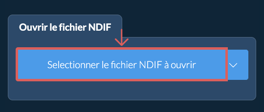 Ouvrir le fichier NDIF