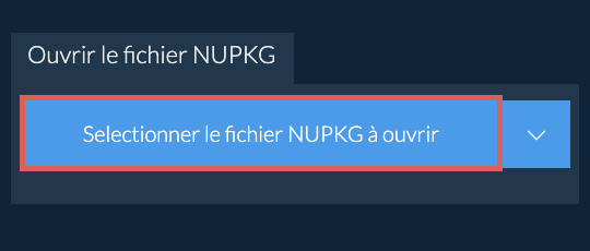 Ouvrir le fichier NUPKG