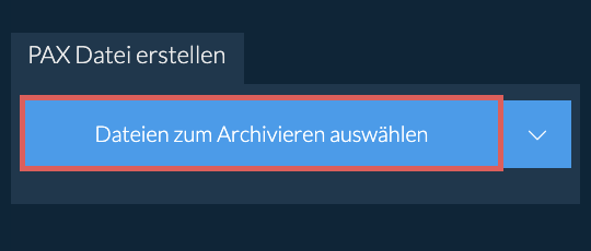 PAX Datei erstellen