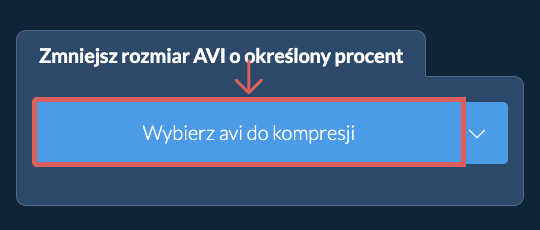 Zmniejsz rozmiar avi o określony procent