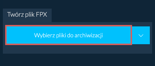 1. Twórz plik FPX