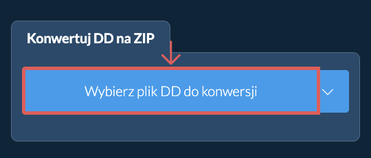 Konwertuj DD na ZIP