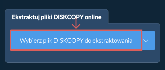 Ekstraktuj pliki DISKCOPY online