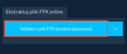 Ekstraktuj pliki FPX online