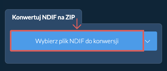 Konwertuj NDIF na ZIP
