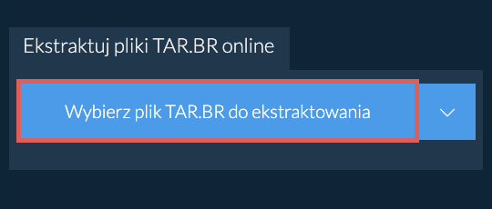 Ekstraktuj pliki TAR.BR online