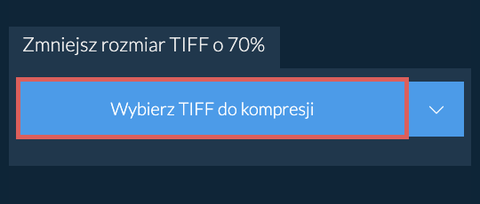 Zmniejsz rozmiar TIFF o 70%