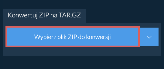 Konwertuj ZIP na TAR.GZ