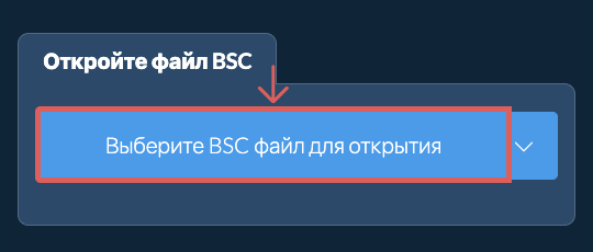 Откройте файл BSC