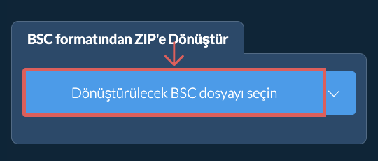 BSC formatından ZIP'e Dönüştür