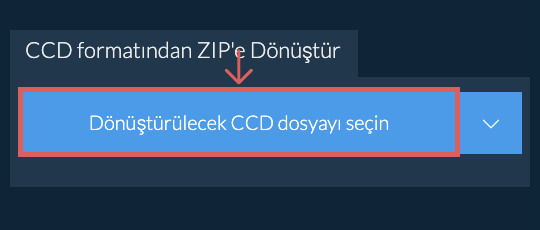 CCD formatından ZIP'e Dönüştür
