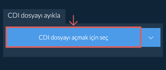 CDI dosyayı ayıkla
