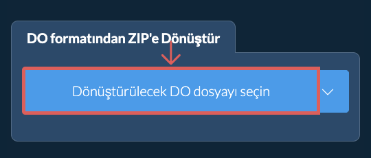 DO formatından ZIP'e Dönüştür