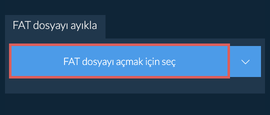 FAT dosyayı ayıkla