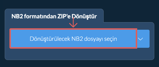 NB2 formatından ZIP'e Dönüştür