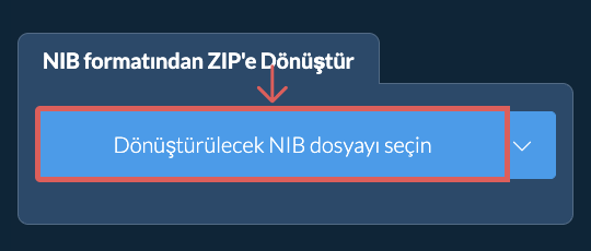 NIB formatından ZIP'e Dönüştür