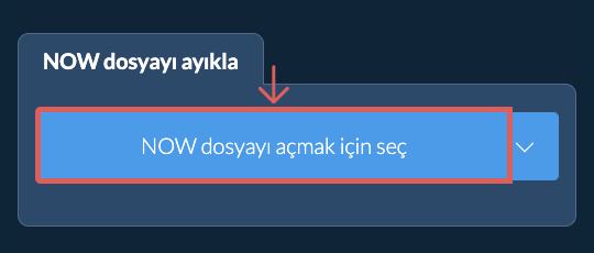 NOW dosyayı ayıkla