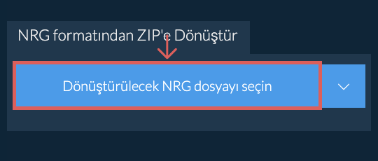 NRG formatından ZIP'e Dönüştür
