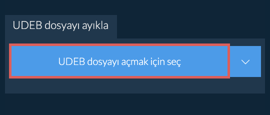 UDEB dosyayı ayıkla