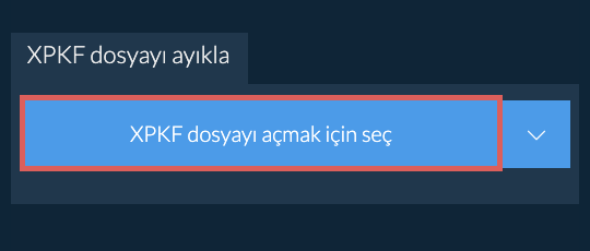 XPKF dosyayı ayıkla