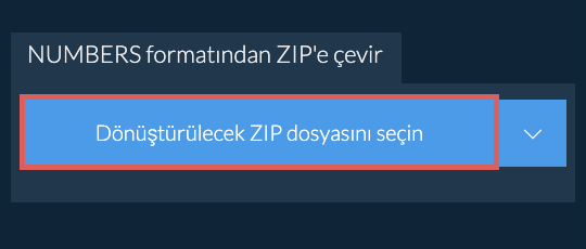 NUMBERS formatından ZIP'e çevir