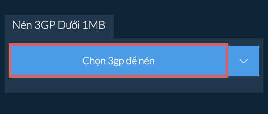 Nén 3gp Dưới 1MB