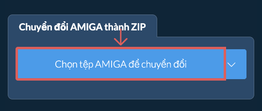 Chuyển đổi AMIGA thành ZIP