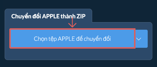 Chuyển đổi APPLE thành ZIP
