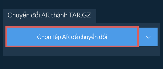 Chuyển đổi AR thành TAR.GZ