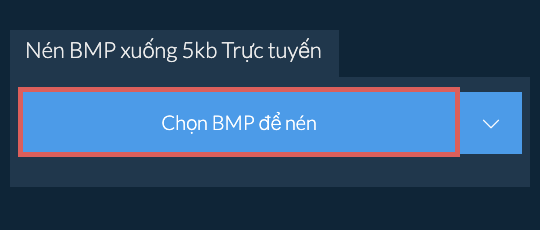 Nén BMP xuống 5kb Trực tuyến