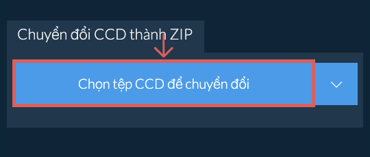 Chuyển đổi CCD thành ZIP